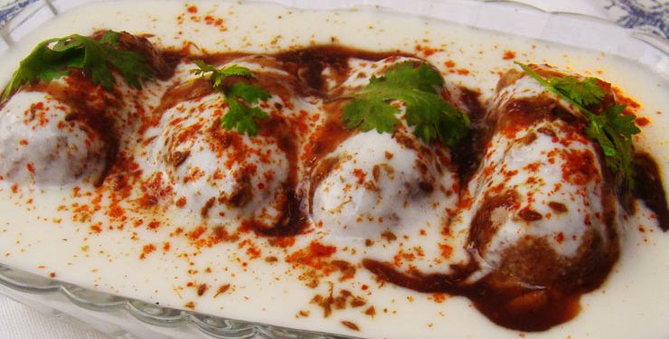 Brown Bread Dahi Vada