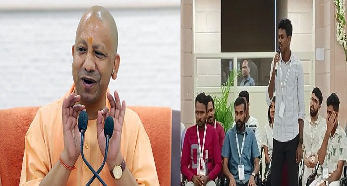 CM Yogi met a group of students from Kerala and Lakshdeep