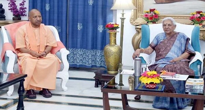 CM Yogi met governor
