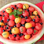 Chilled Melon Ball Salad