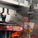 Fierce fire in furniture warehouse