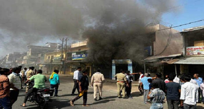 fire in hdfc bank