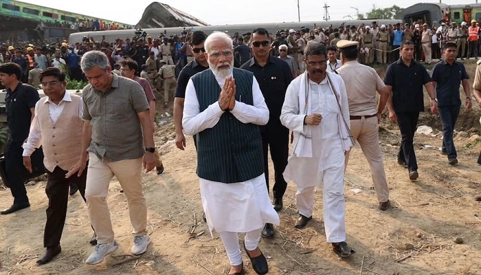 PM Modi reached Balasore