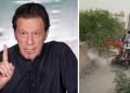 Bulldozer went to Imran Khan's leader's house