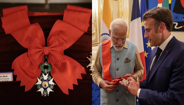 PM Modi gets the highest honor of France
