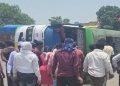 Tourist Bus Overturn