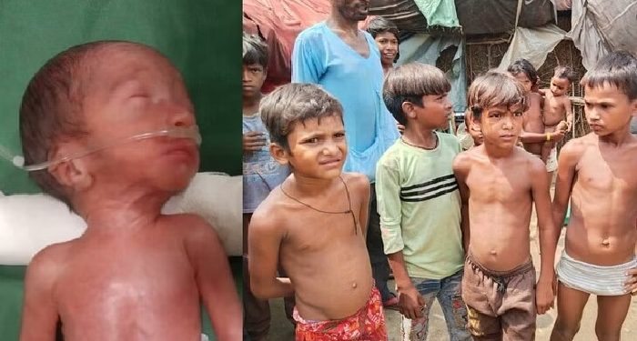 Four children saved the baby thrown in Gomti