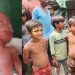 Four children saved the baby thrown in Gomti