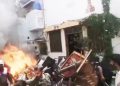 Church set on fire in Pakistan