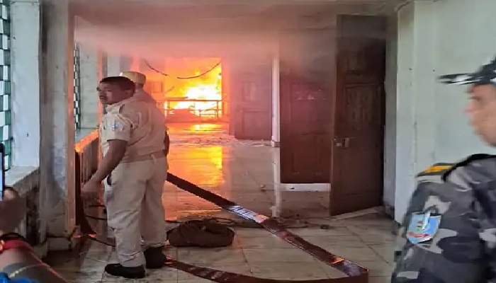 Fire Brokeout in School