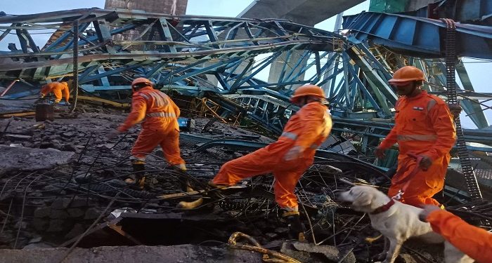 Girder Launching Machine Collapsed