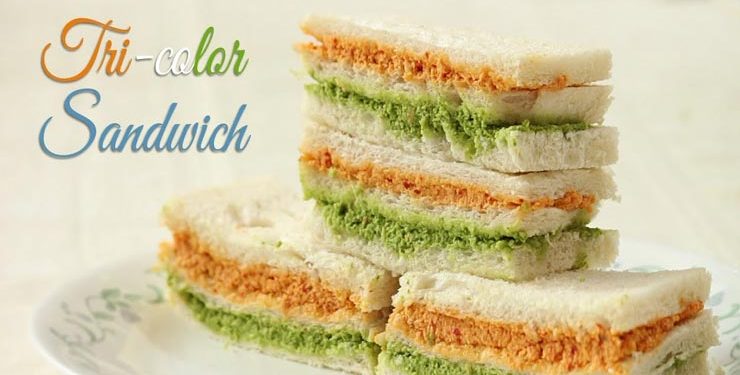 tricolor sandwich