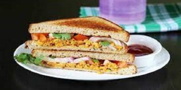 Egg Bhurji Sandwich