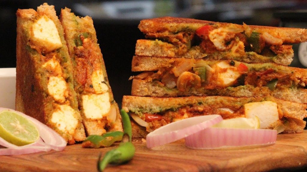 Paneer Tikka Sandwich