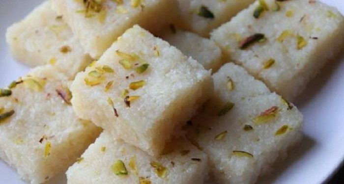 Coconut barfi