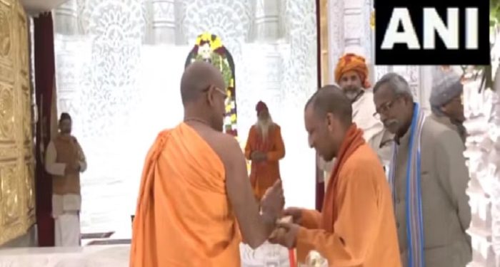 CM Yogi had darshan of Ramlala