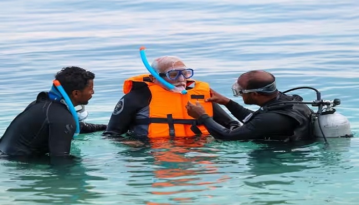 PM Modi visits Lakshadweep