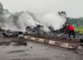 gas cylinders truck explosion