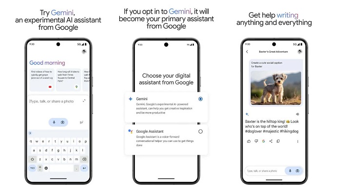 google launched Gemini app