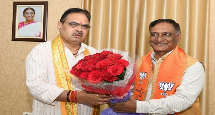 Rajendra Nayak met CM Bhajanlal