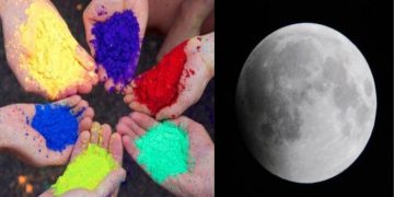 Chandra Grahan on Holi