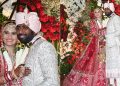 Aarti Singh and Deepak Chauhan's wedding photo
