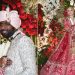 Aarti Singh and Deepak Chauhan's wedding photo