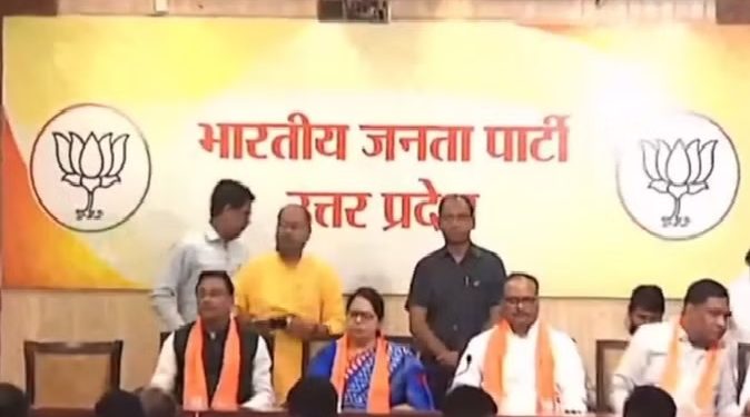 Former CM Ramnaresh Yadav's son Ajay Yadav joins BJP