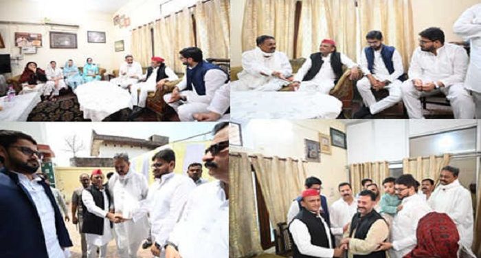 Akhilesh Yadav met the family of Mukhtar Ansari