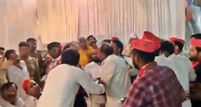 Scuffle in Danish Ali's public meeting