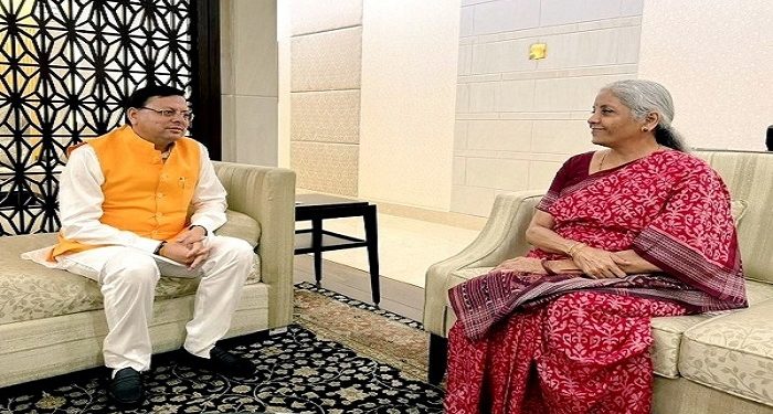 CM Dhami met Nirmala Sitharaman