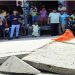 RCC road burst with a loud explosion