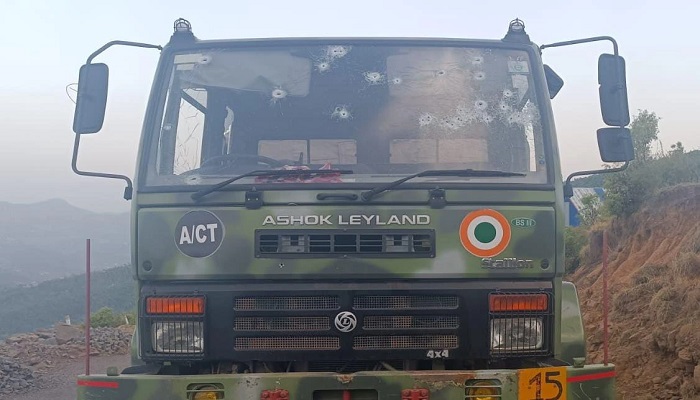 Terrorist attack on Air Force convoy