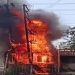 Major fire in transformer