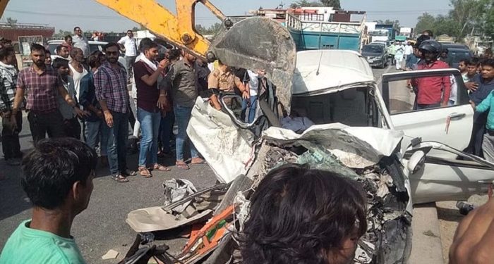 road accident in Unnao