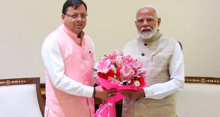 CM Dhami met PM Modi in Delhi