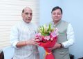 CM Dhami met Rajnath in Delhi