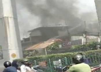 fire in furniture shop