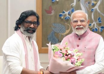 CM Hemant Soren met PM Modi