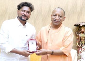 Kuldeep Yadav met CM Yogi