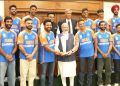 Players of champion Team India met PM Modi