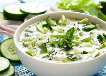 Curd-Cucumber Salad