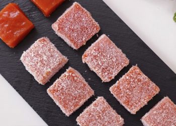 Watermelon-Coconut Barfi