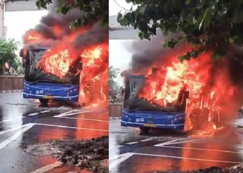 Burning Bus