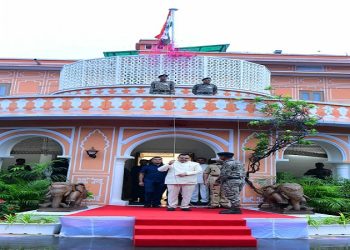 CM Bhajanlal Sharma hoisted the flag