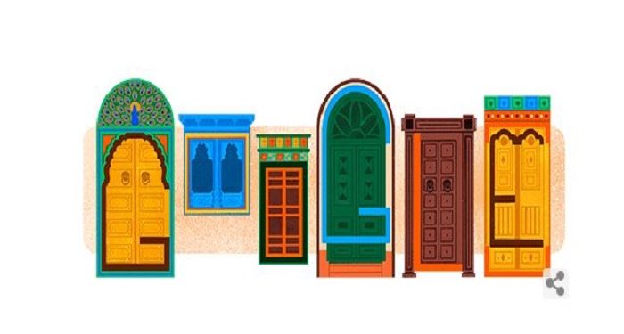 Google created a doodle on 78th Independence Day