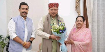 Vikramaditya Singh met CM Dhami