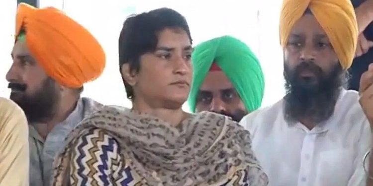 Vinesh Phogat joined the farmers protest