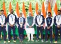 pm modi met the olympic players