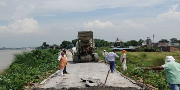 Construction of bypass started from Dohrighat to Muktidham